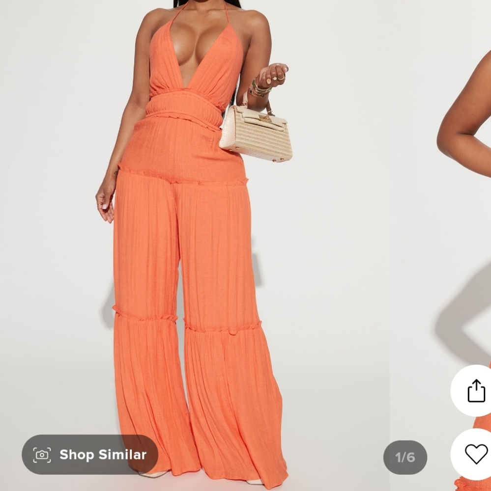 FashionNova Gianna Gauze Bodysuit